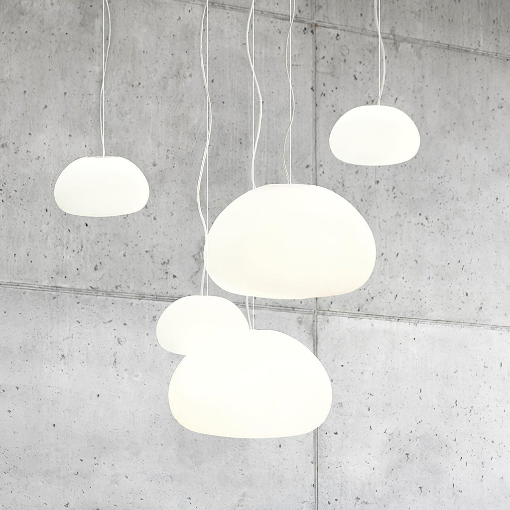 Wisząca lampa Steamed Bun - stylowe oświetlenie dla Twojego domu