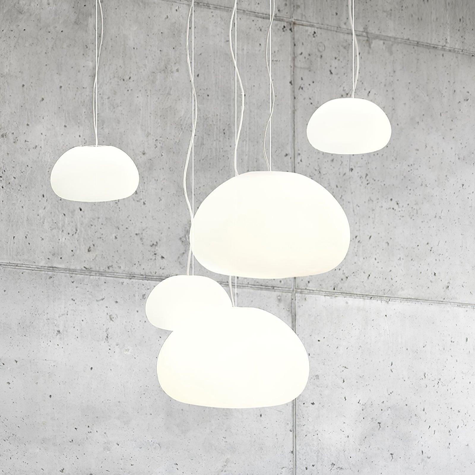 Wisząca lampa Steamed Bun - stylowe oświetlenie dla Twojego domu