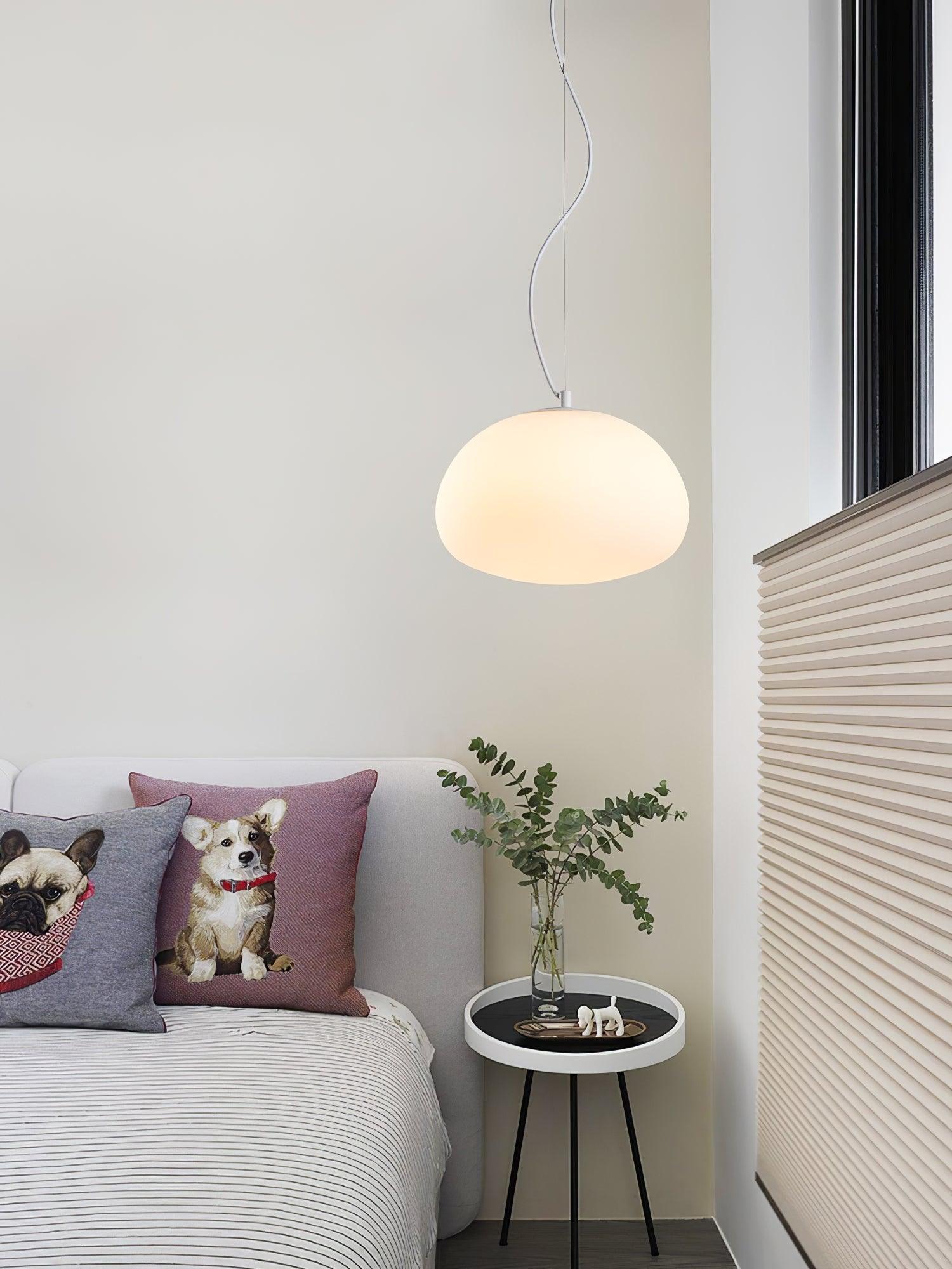 Wisząca lampa Steamed Bun - stylowe oświetlenie dla Twojego domu