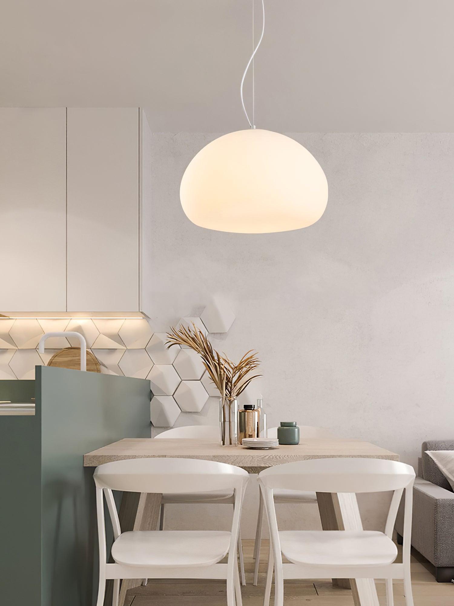 Wisząca lampa Steamed Bun - stylowe oświetlenie dla Twojego domu
