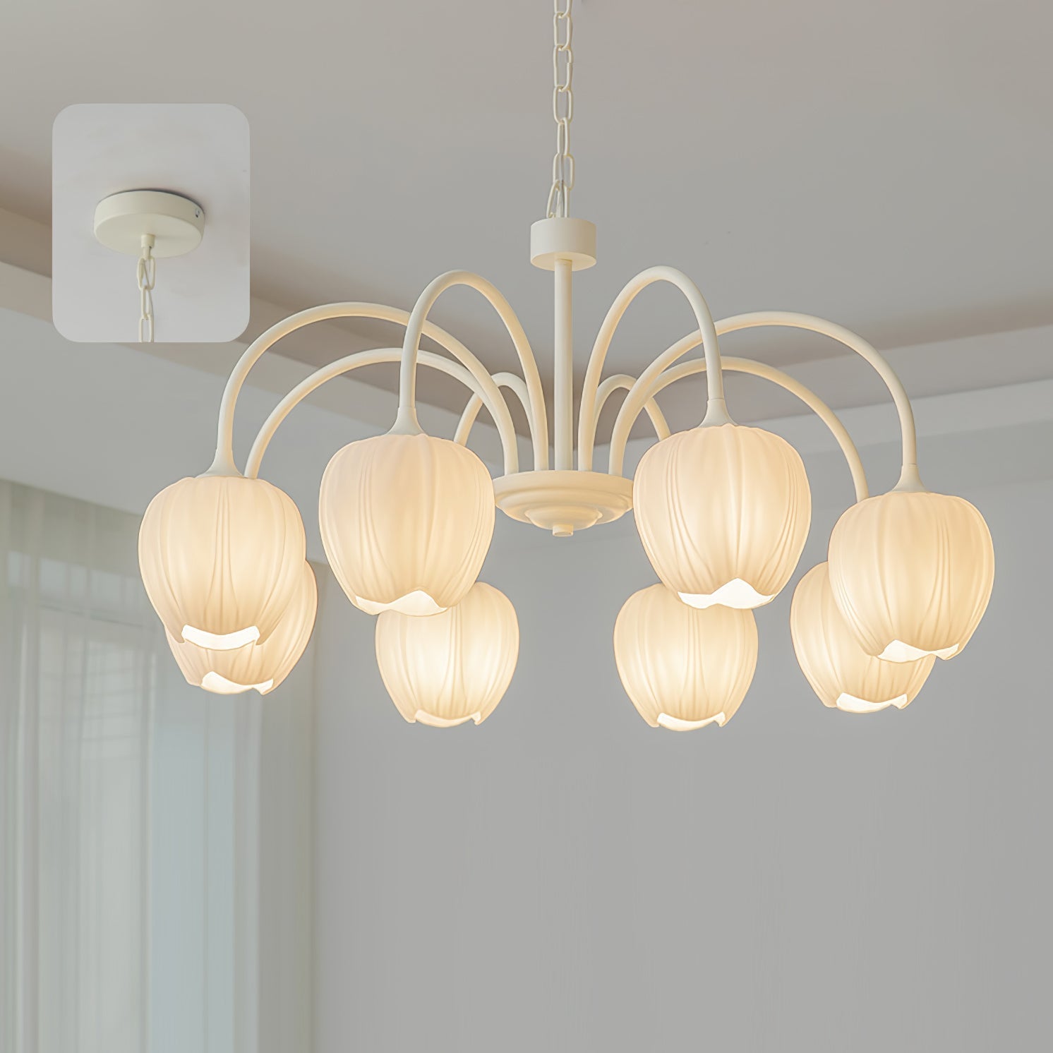 Lampa sufitowa Tulip Matcha