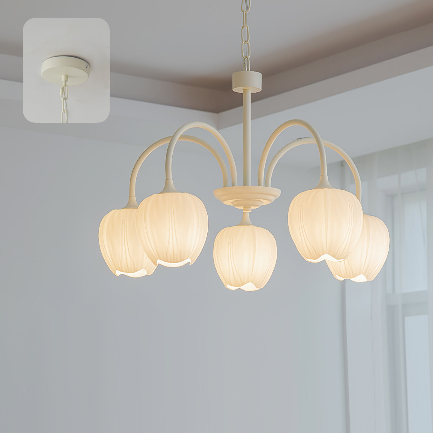 Lampa sufitowa Tulip Matcha