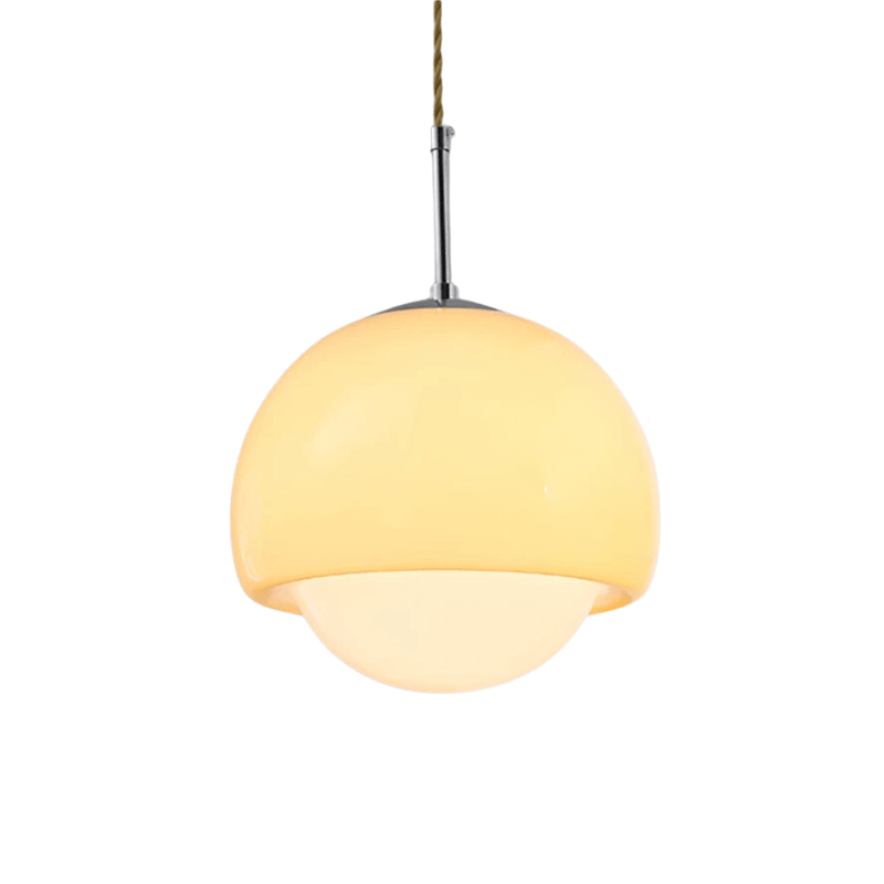 Szklana Lampa Wisząca Bauhaus