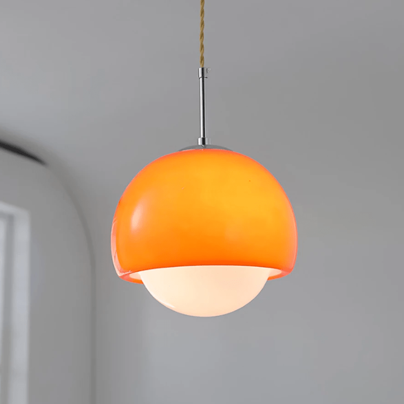 Szklana Lampa Wisząca Bauhaus