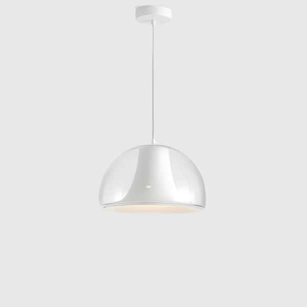 Półokrągła lampa wisząca z meduzy ze szkła