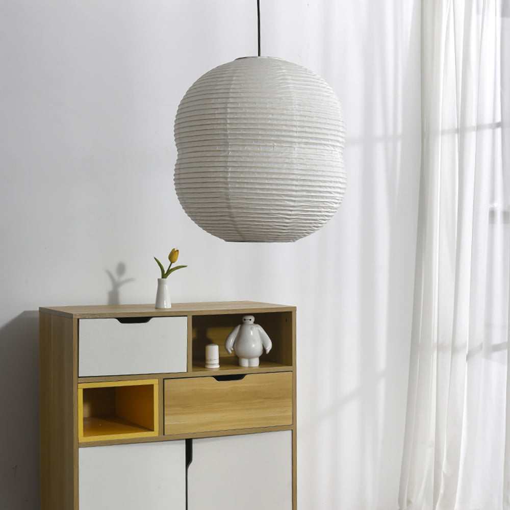 Mini wisząca lampa z papieru washi - Ręcznie robiona, dekoracja do wnętrz