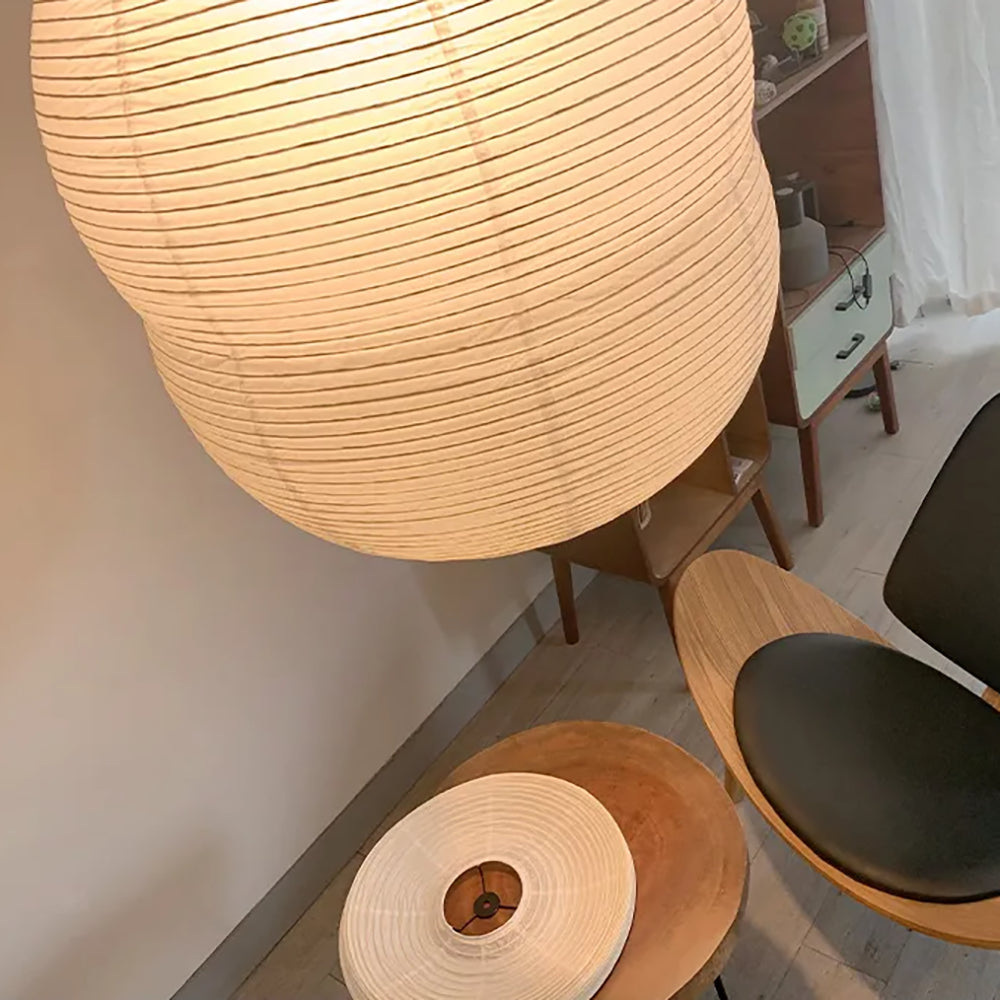 Mini wisząca lampa z papieru washi - Ręcznie robiona, dekoracja do wnętrz