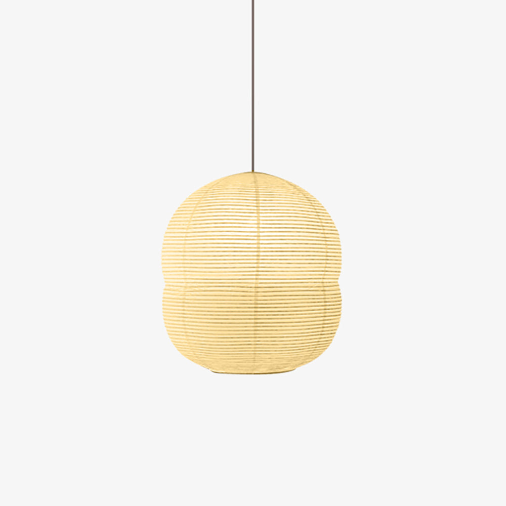 Mini wisząca lampa z papieru washi - Ręcznie robiona, dekoracja do wnętrz