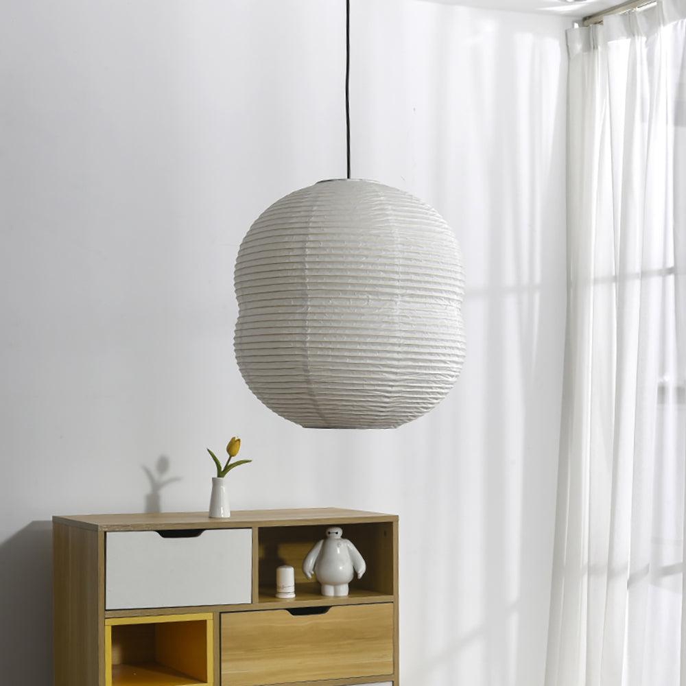 Mini wisząca lampa z papieru washi - Ręcznie robiona, dekoracja do wnętrz