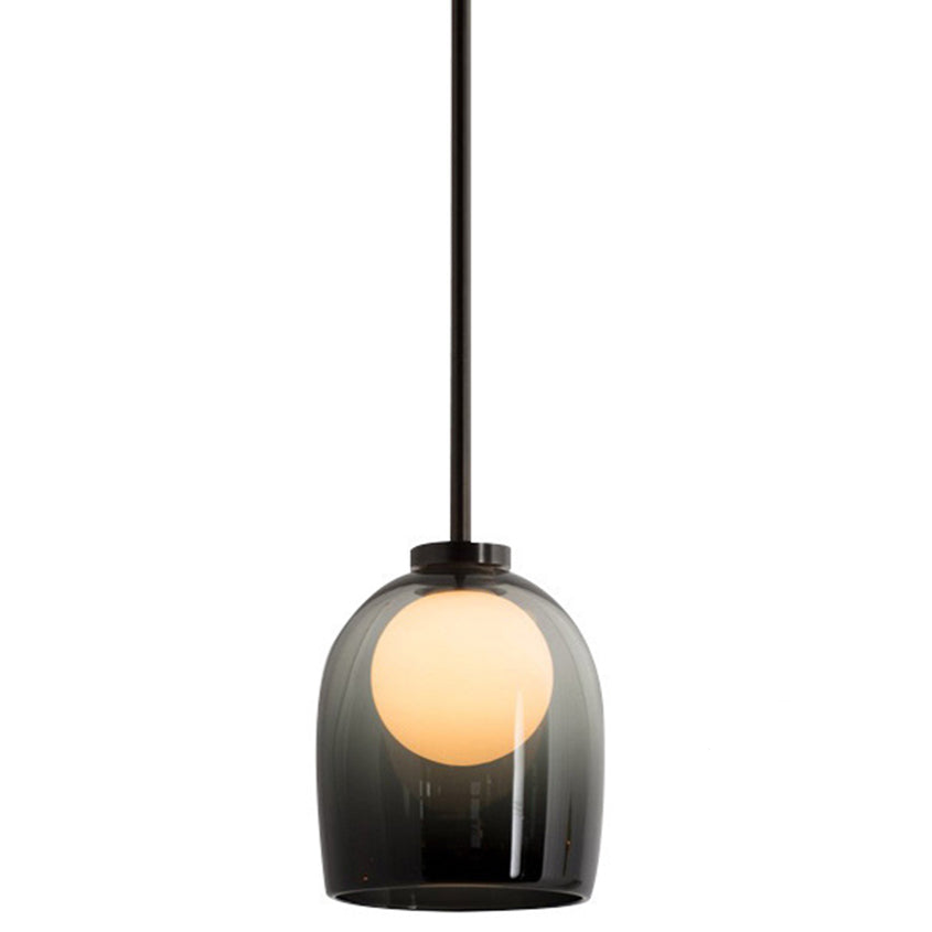Nowoczesny żyrandol szklana kula lampa wisząca