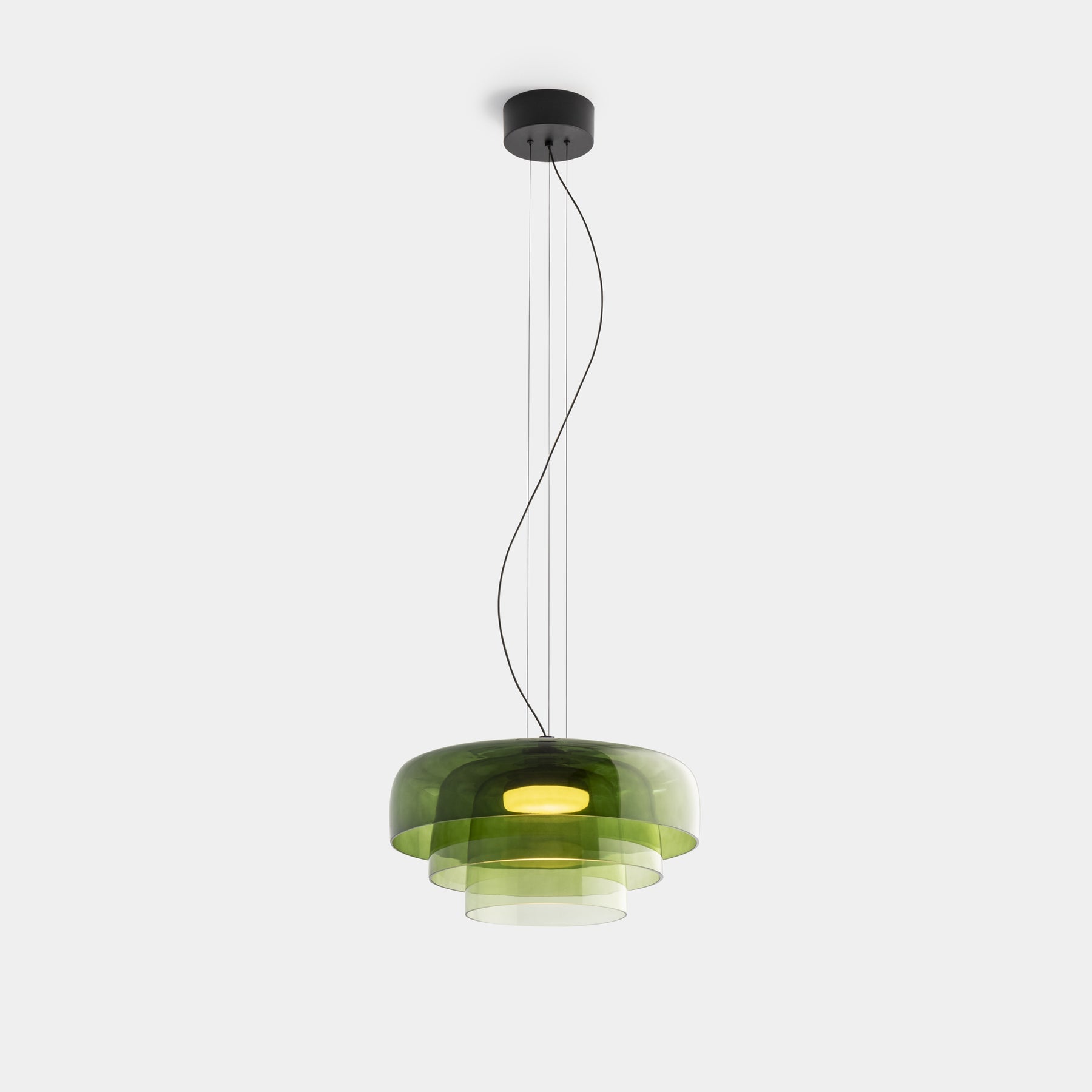 Szklana lampa wisząca Nordic
