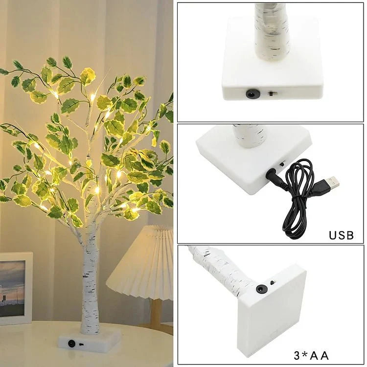 Kerstmis Groene Bladeren LED Boomverlichting