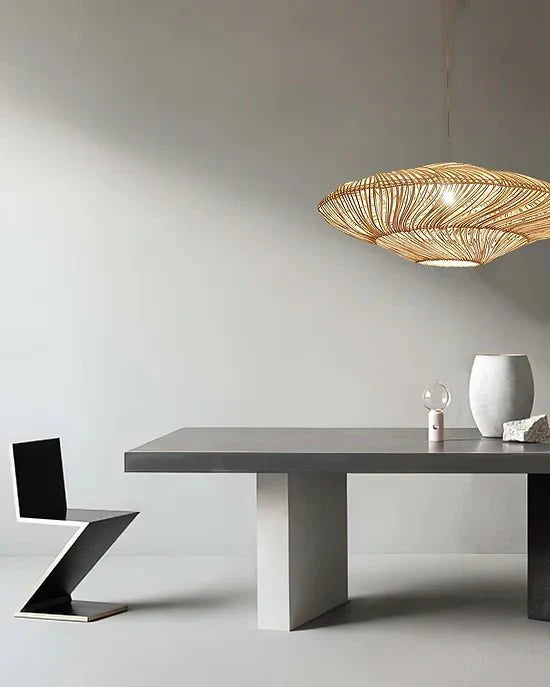 Radiar - Vintage rattanowa lampa wisząca
