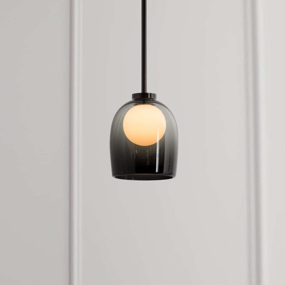 Nowoczesny żyrandol szklana kula lampa wisząca
