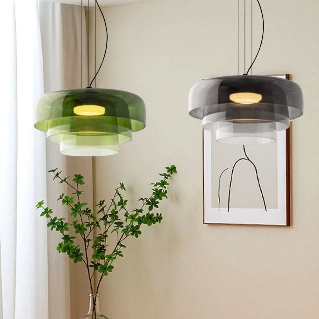 Szklana lampa wisząca Nordic