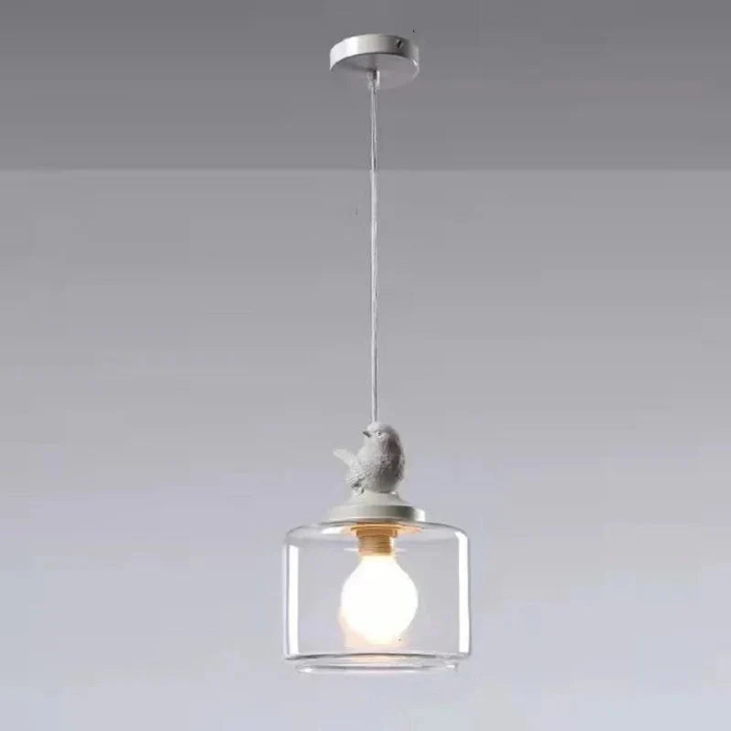 Wisząca lampa ptak