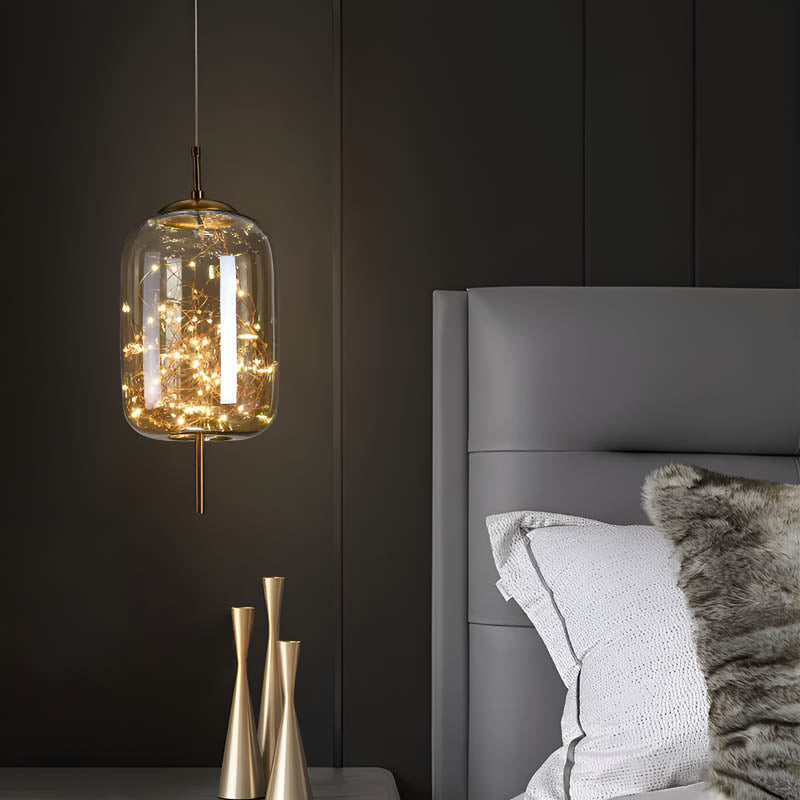 Essence | Wykwintna Brązowa Lampa Wisząca