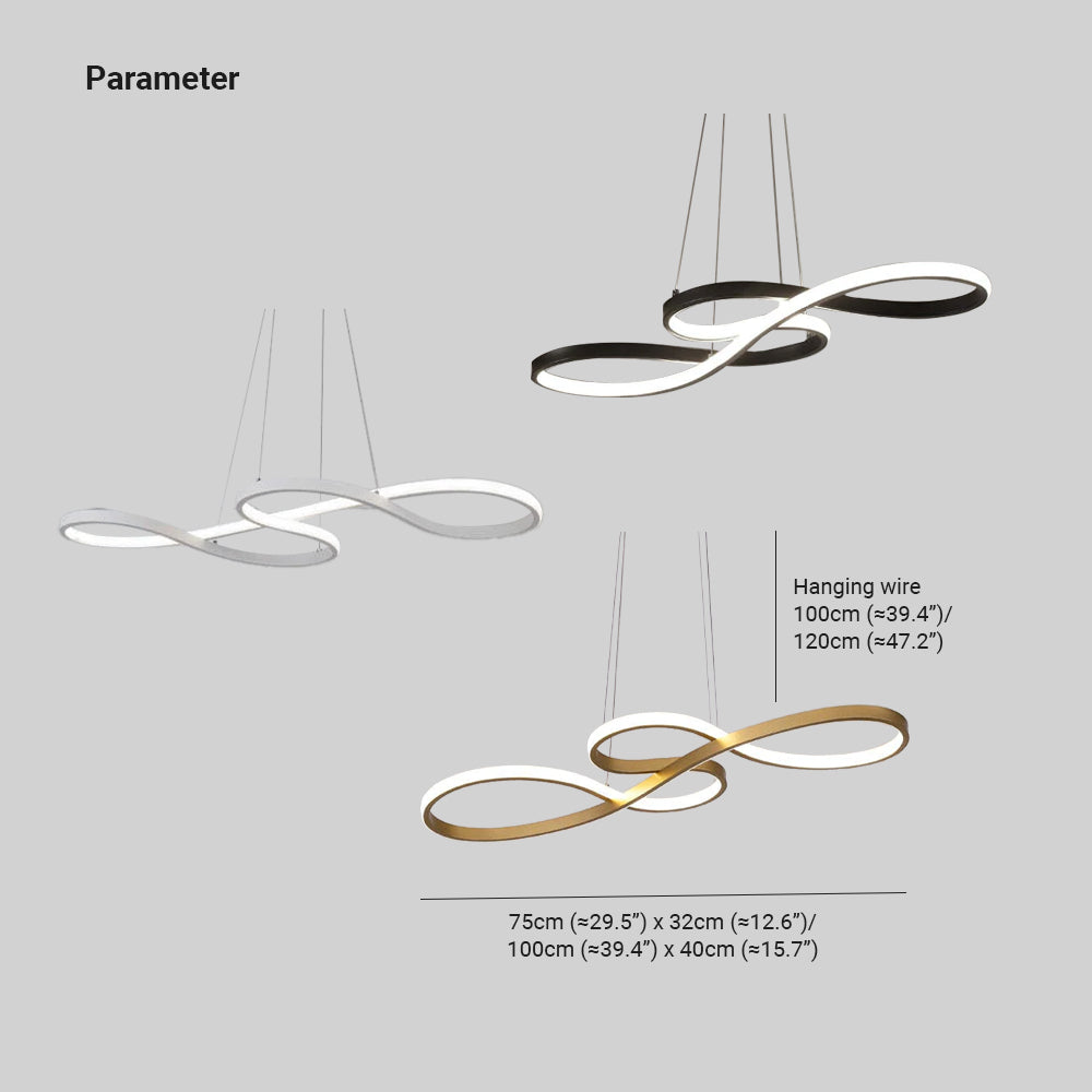 Muzyczne Nutki Lampa Wisząca LED Design