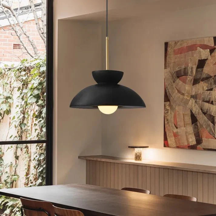 Skandynawska Prosta Lampa Wisząca Sierpień do Jadalni