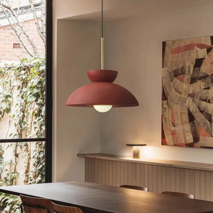 Skandynawska Prosta Lampa Wisząca Sierpień do Jadalni