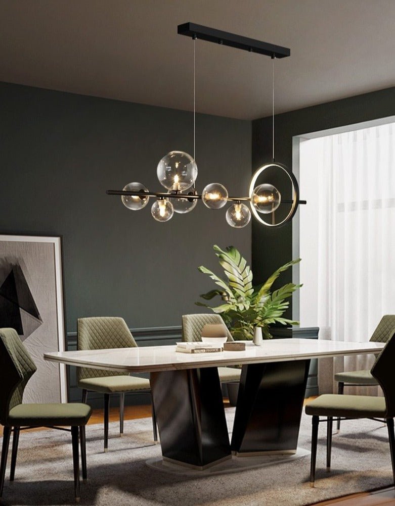 Makrokosmos | Luksusowa szklana lampa wisząca