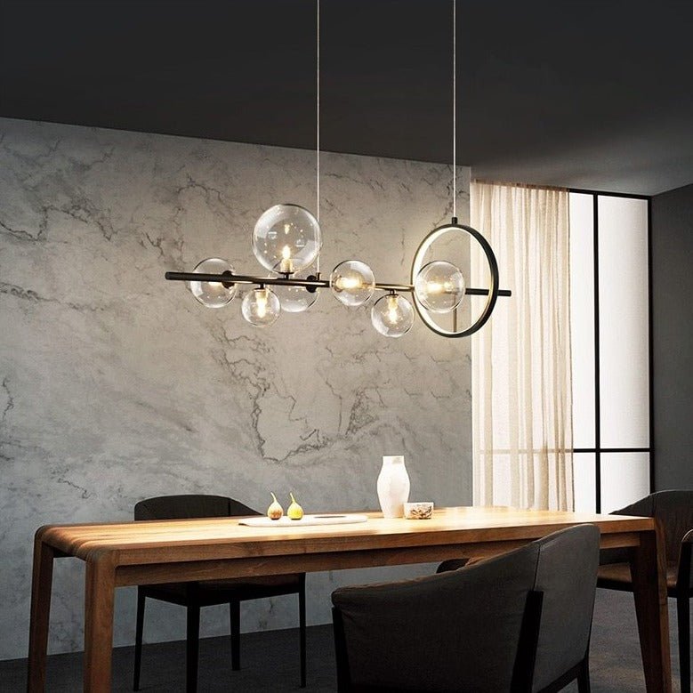 Makrokosmos | Luksusowa szklana lampa wisząca