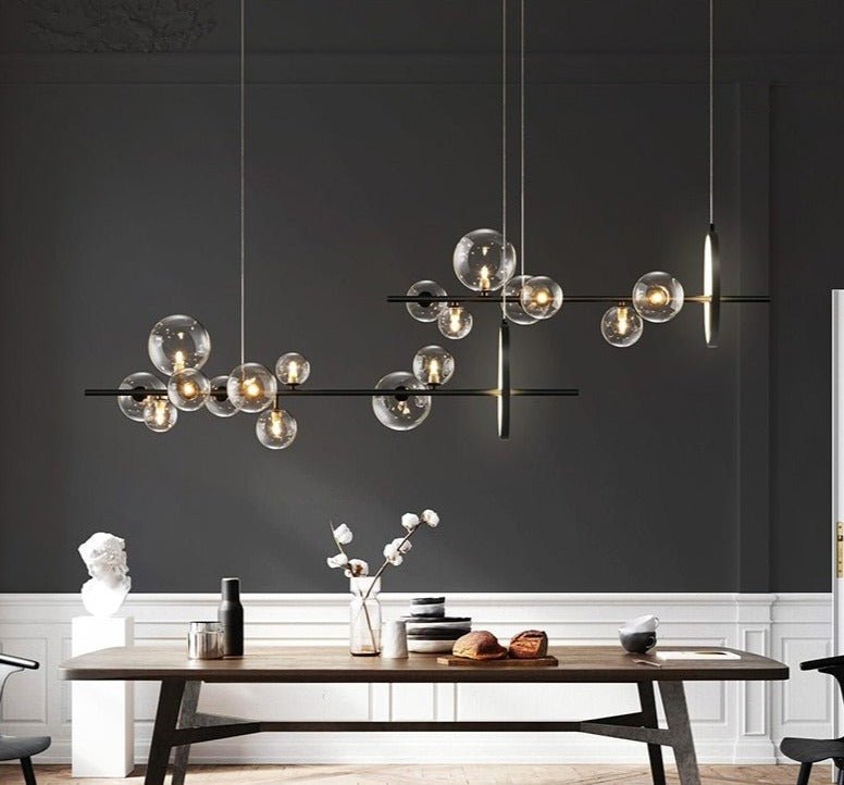 Makrokosmos | Luksusowa szklana lampa wisząca