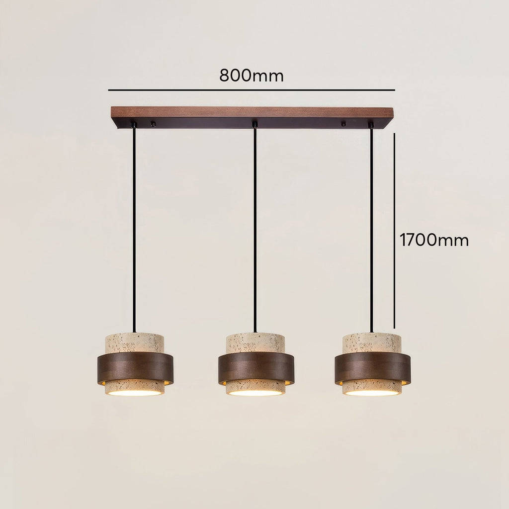 Ascend Retro Kamień Wabi-Sabi Lampa Wisząca