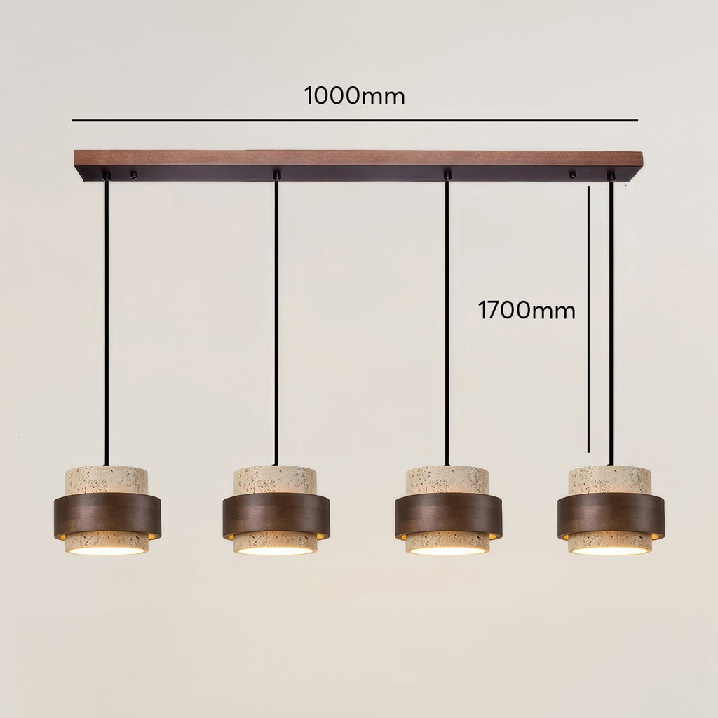Ascend Retro Kamień Wabi-Sabi Lampa Wisząca