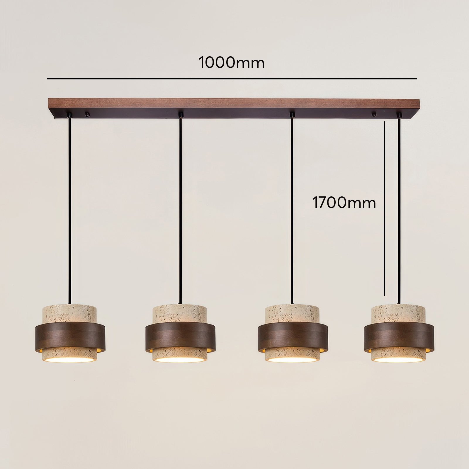Ascend Retro Kamień Wabi-Sabi Lampa Wisząca
