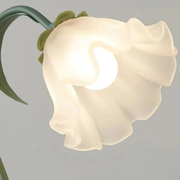 Vintage verstelbare bloem tafellamp