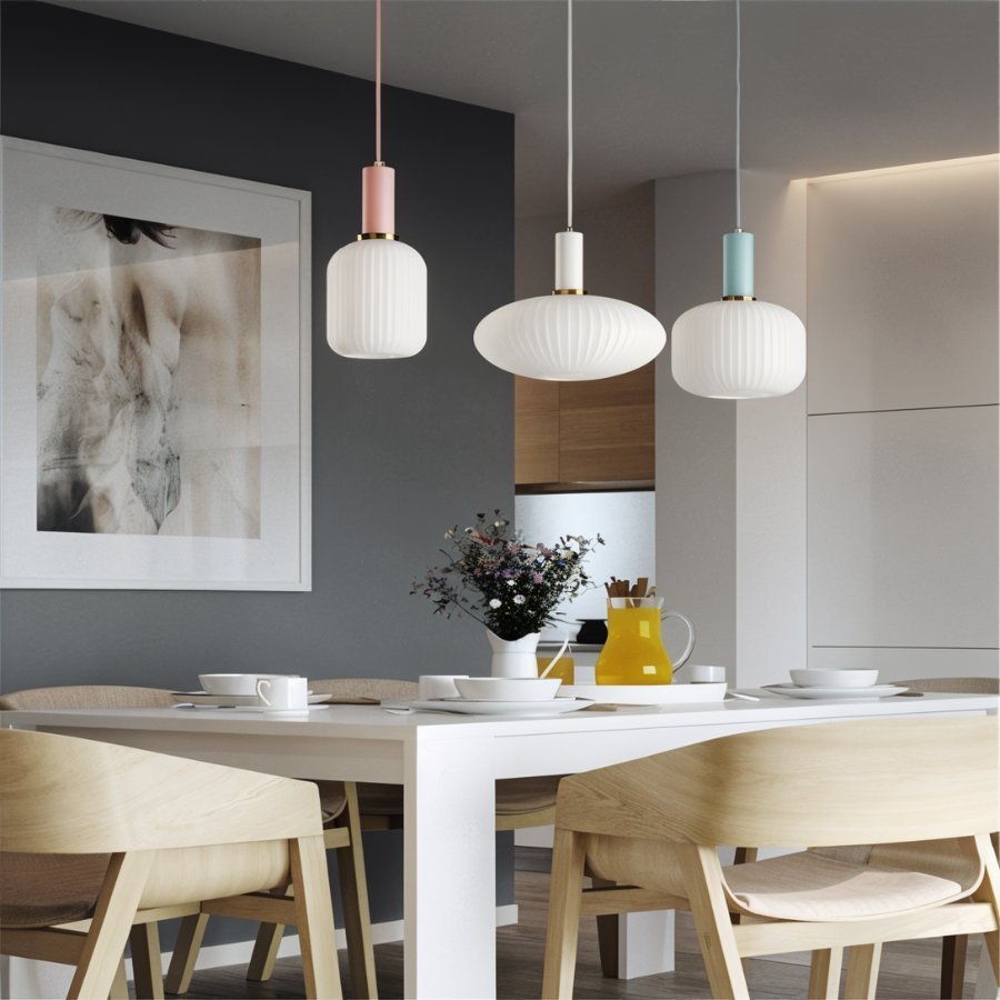 Szklana lampa wisząca Vetreria