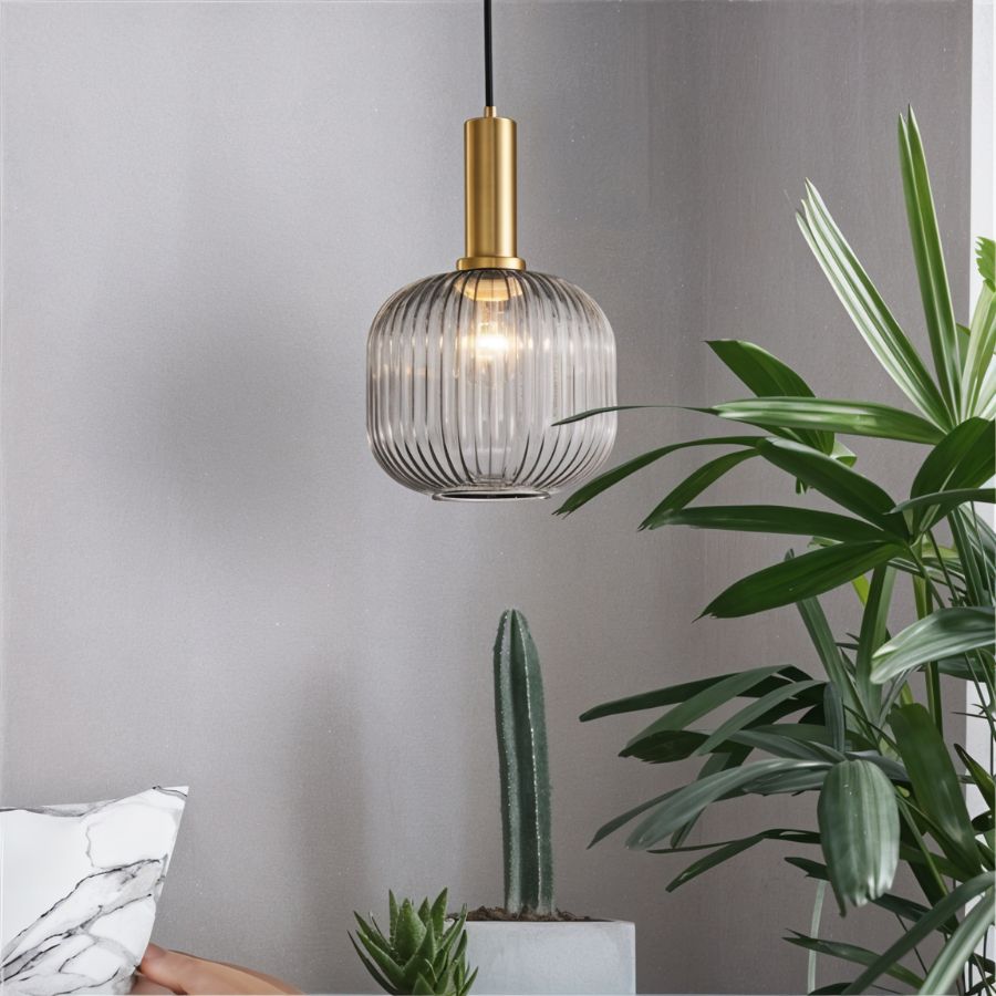 Szklana lampa wisząca Vetreria